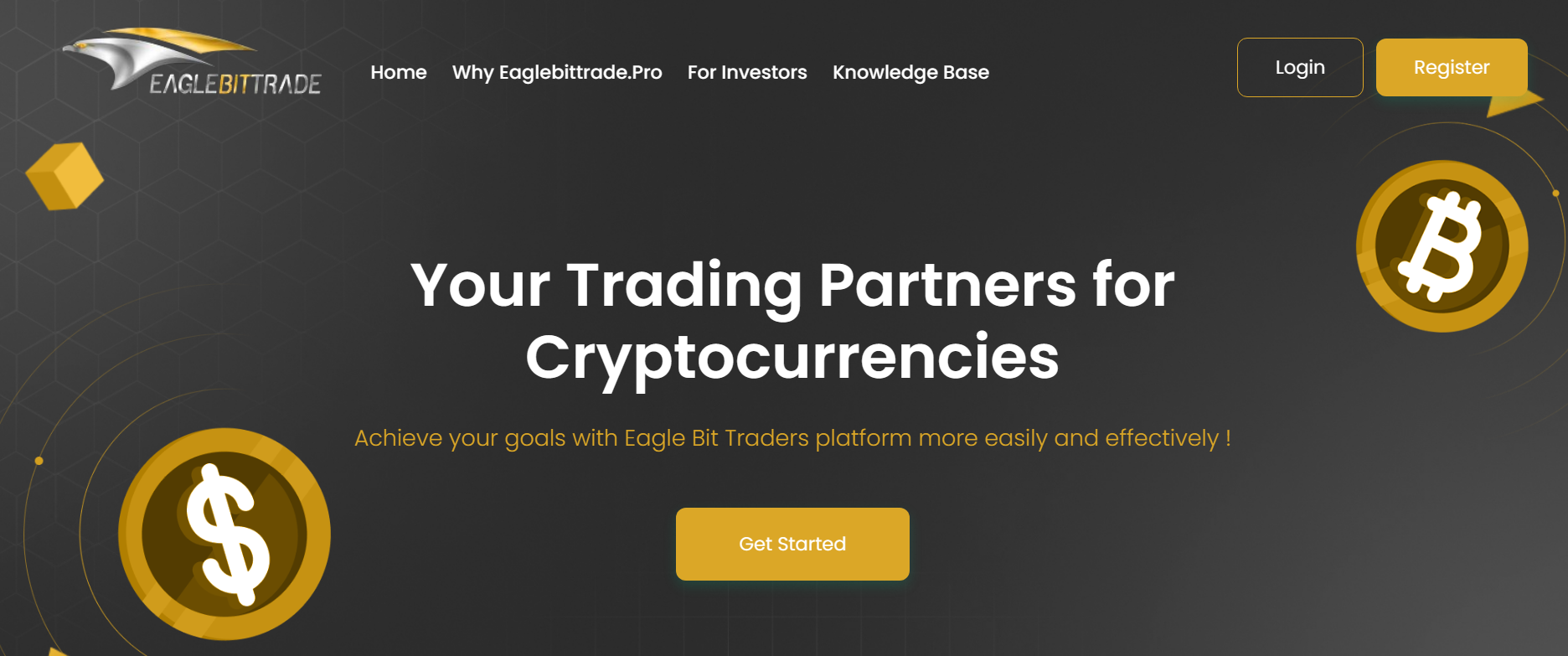 Homepage of Eagle Bit Trade