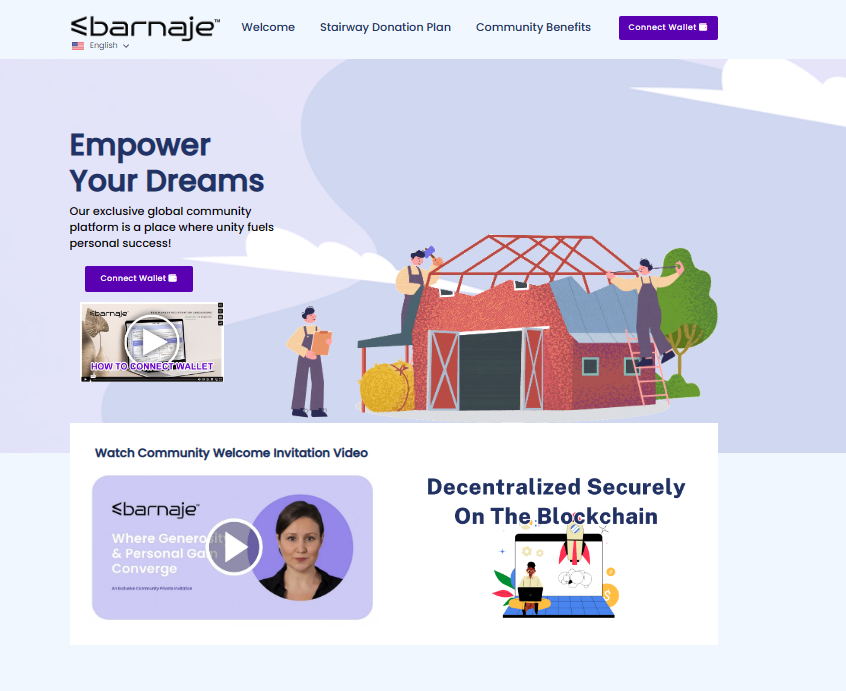 Homepage of Barnaje