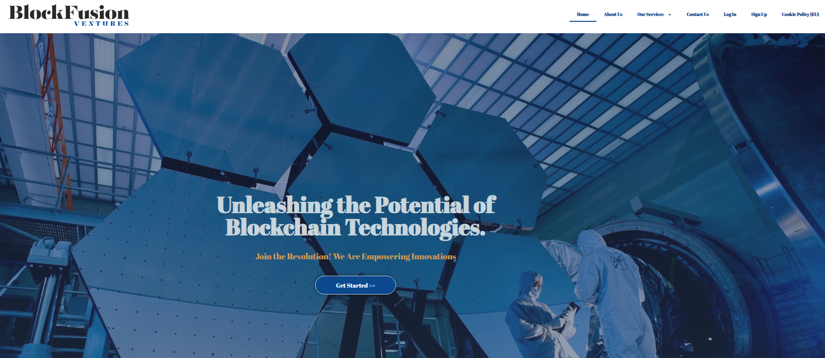 BlockFusion Ventures-homepage