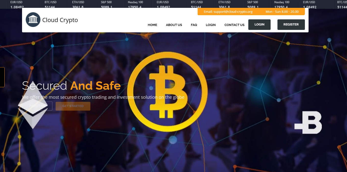 Cloud Crypto-homepage