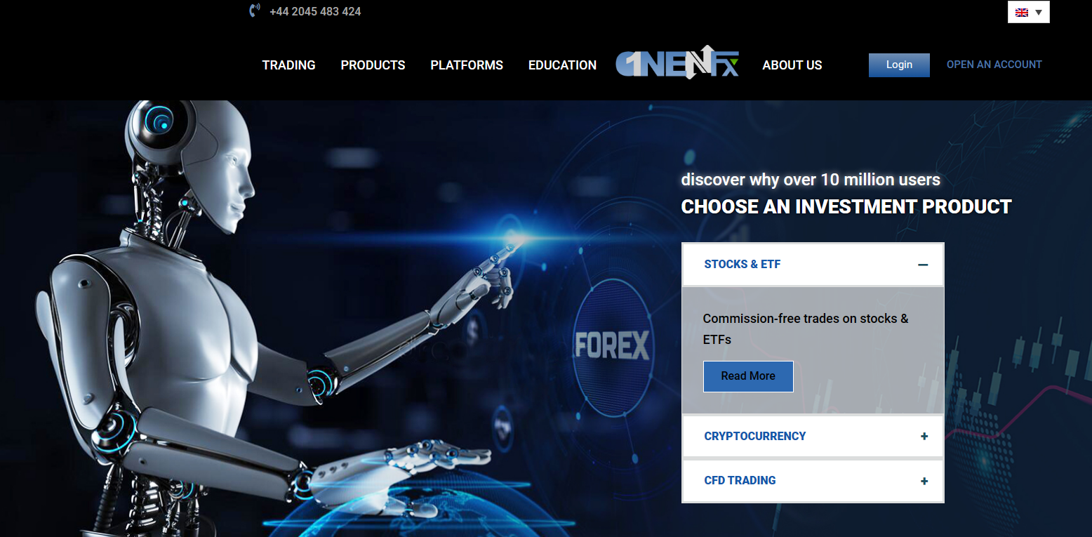 OneFx-homepage
