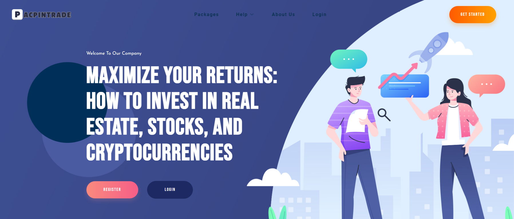 Homepage of Pacpintrade