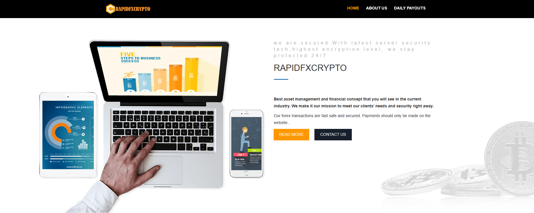 Rapidfxcrypto-homepage