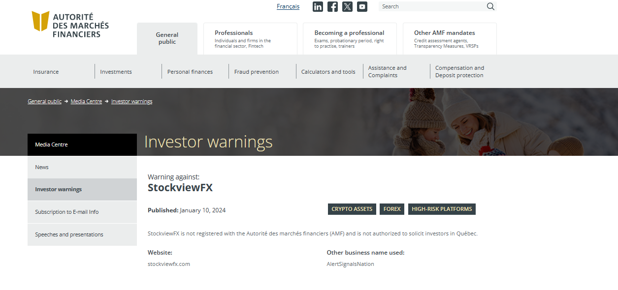 StockviewFX-warning