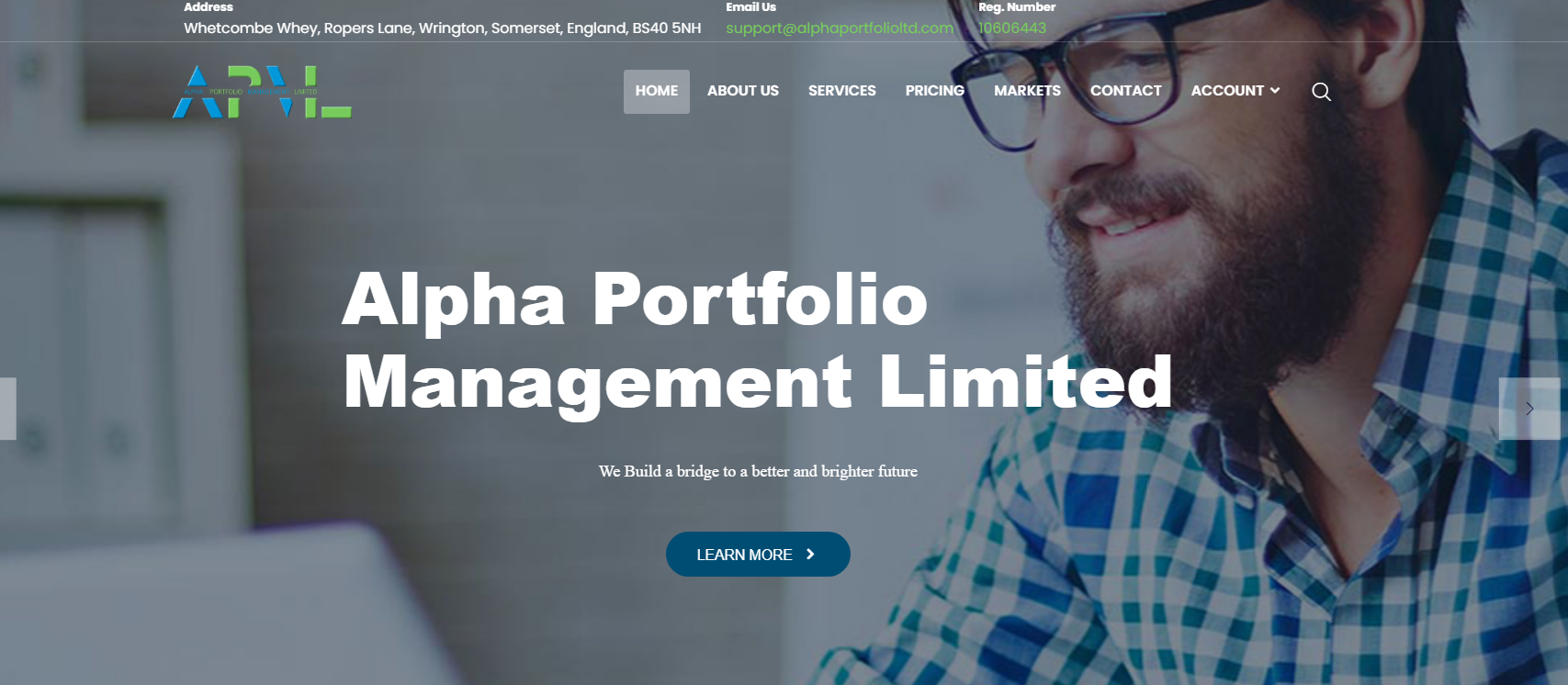 Alpha Portfolio Manangement Ltd-homepage