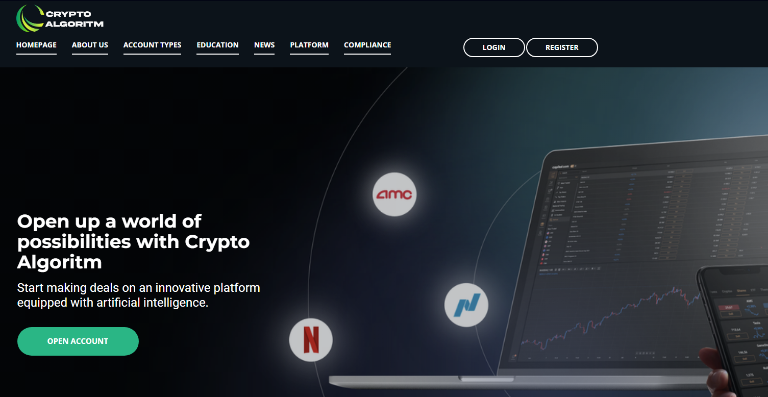 Crypto Algoritm_homepage