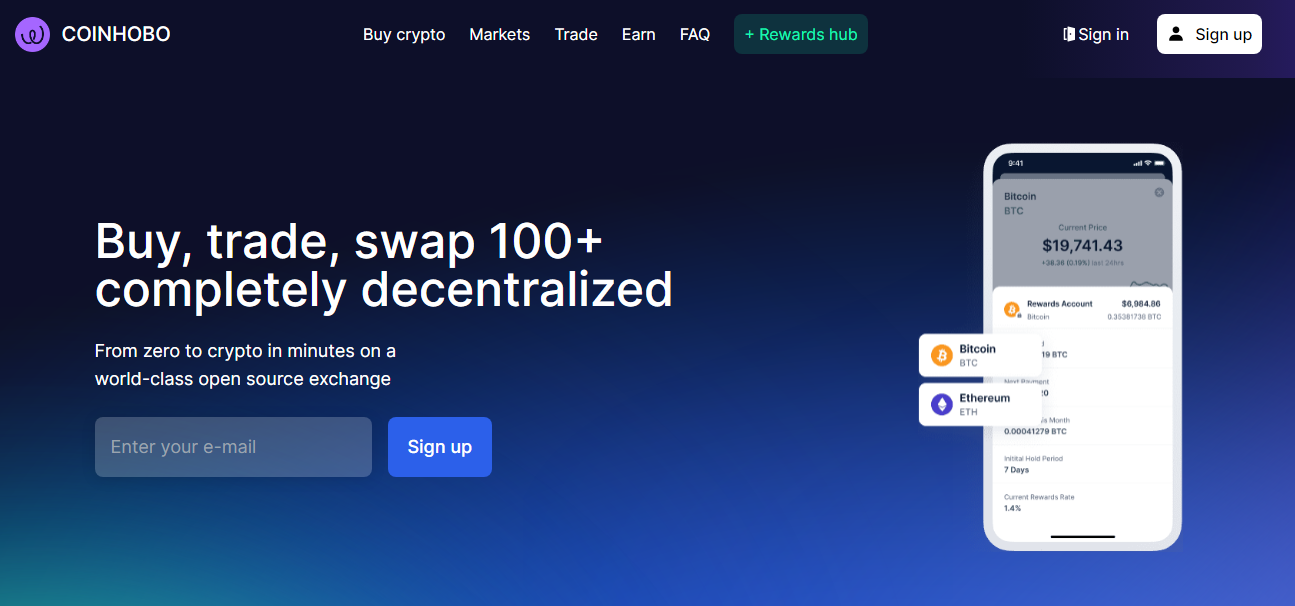 Coinhobo Homepage Coinhobo Homepage