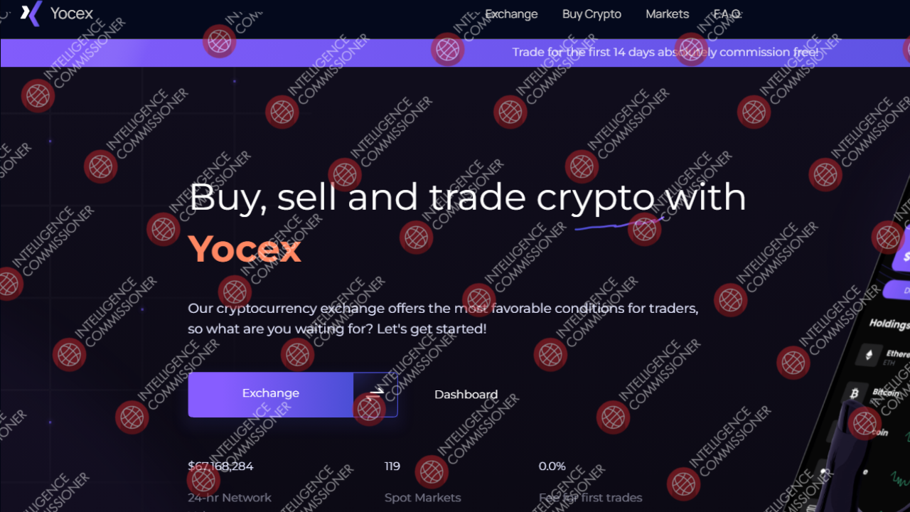 Yocex.com Homepage